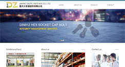 Desktop Screenshot of dazhefastener.com